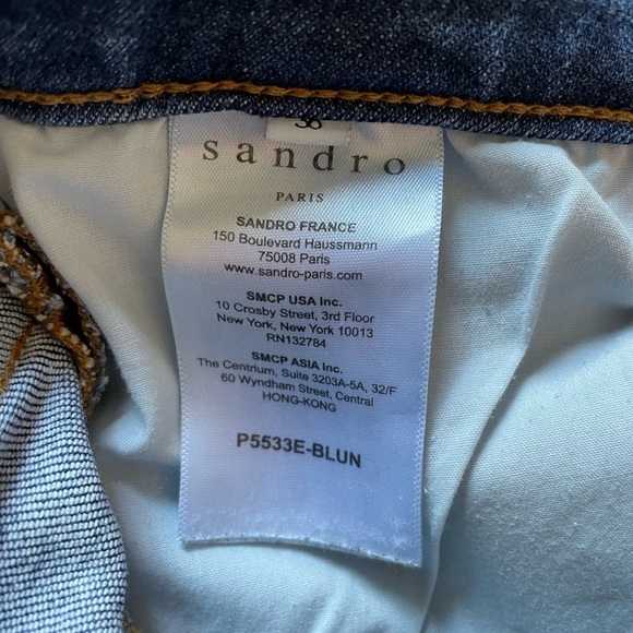 Sandro Paris Sia Stretch Skinny Jeans Size 36 (XS) - Picture 6 of 6